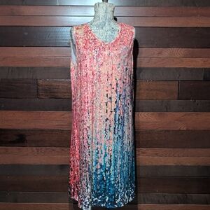No Brand Tag Stretchy Slip On Multicolor Sleeveless Dress